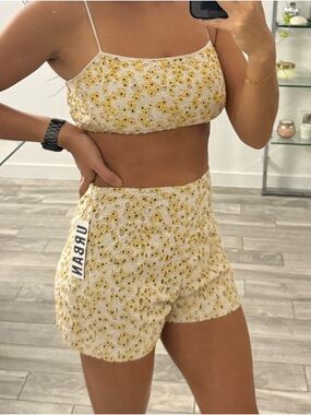 Urban Outfitters Yellow Floral Set